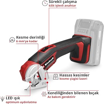 Einhell Akülü Çok Yönlü Kesme Makinesi TE-UC 18/6 Li-Solo 4432010