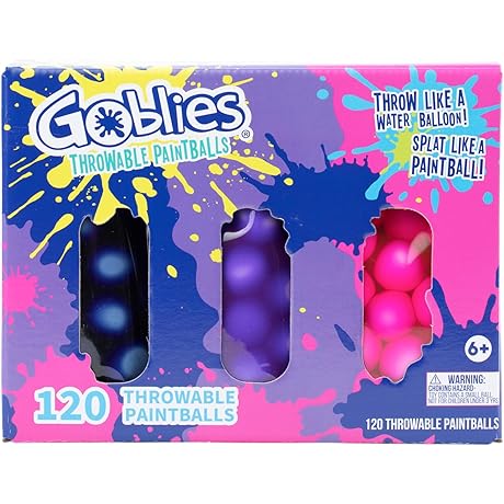 Goblies Washable and Safe Kids Outdoor Paintball