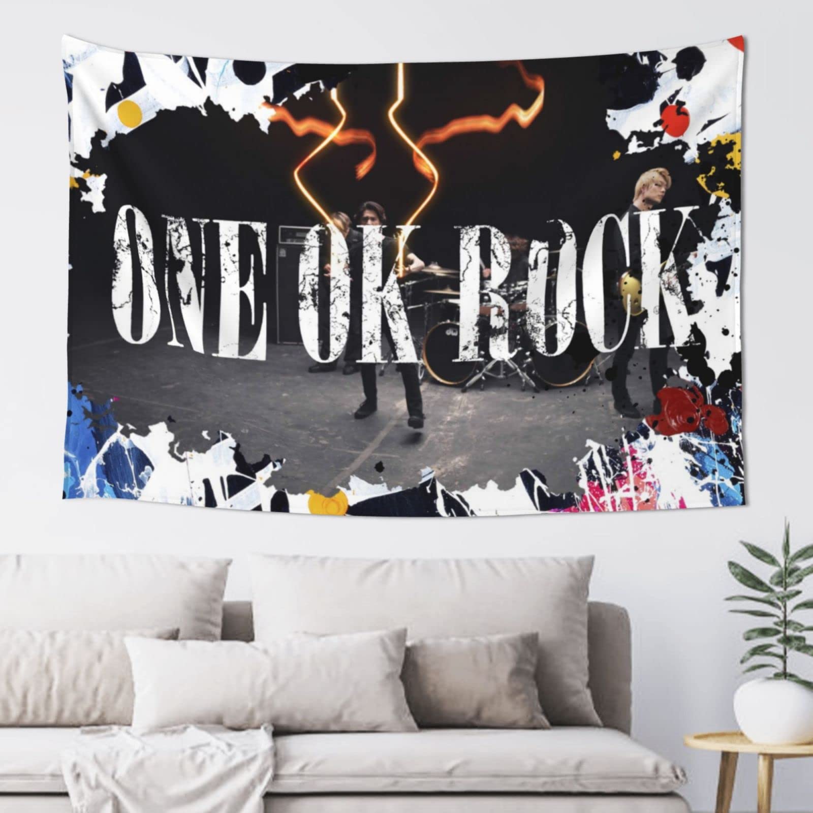 Amazon.co.jp: 写真 One Ok Rock ワンオクロック (1) 壁掛け布 部屋 寮