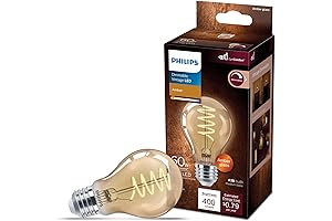 GE Amber Spiral 60W Soft Comfort Light LED