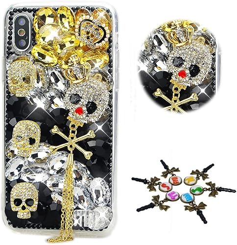 STENES SGCLUXURIOUSDESIGN-14 - Funda para teléfono móvil, diseño de diamantes de imitación, hecha a mano STENES SGCLUXURIOUSDESIGN-14 - Funda para teléfono móvil, diseño de diamantes de imitación, hecha a mano