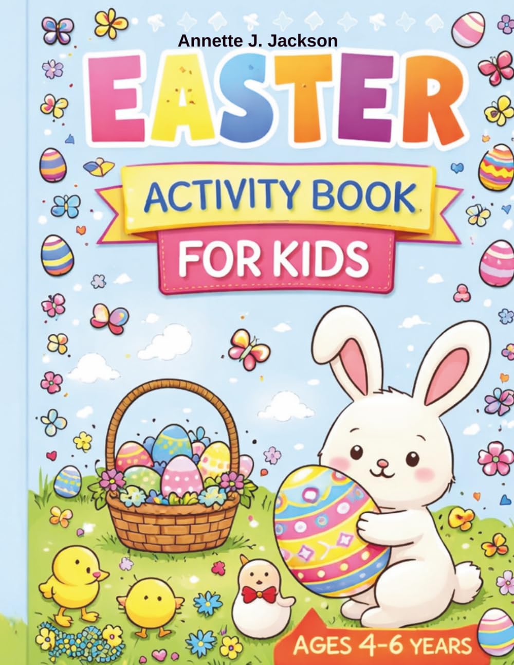 EASTER ACTIVITY BOOK FOR KIDS AGES 4–6