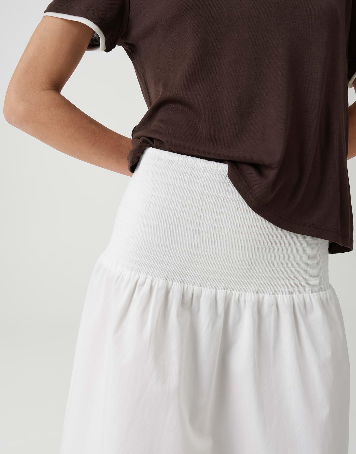 OPUS Damen Midirock | Sommerlicher A-Linien Rock aus BCI Cotton