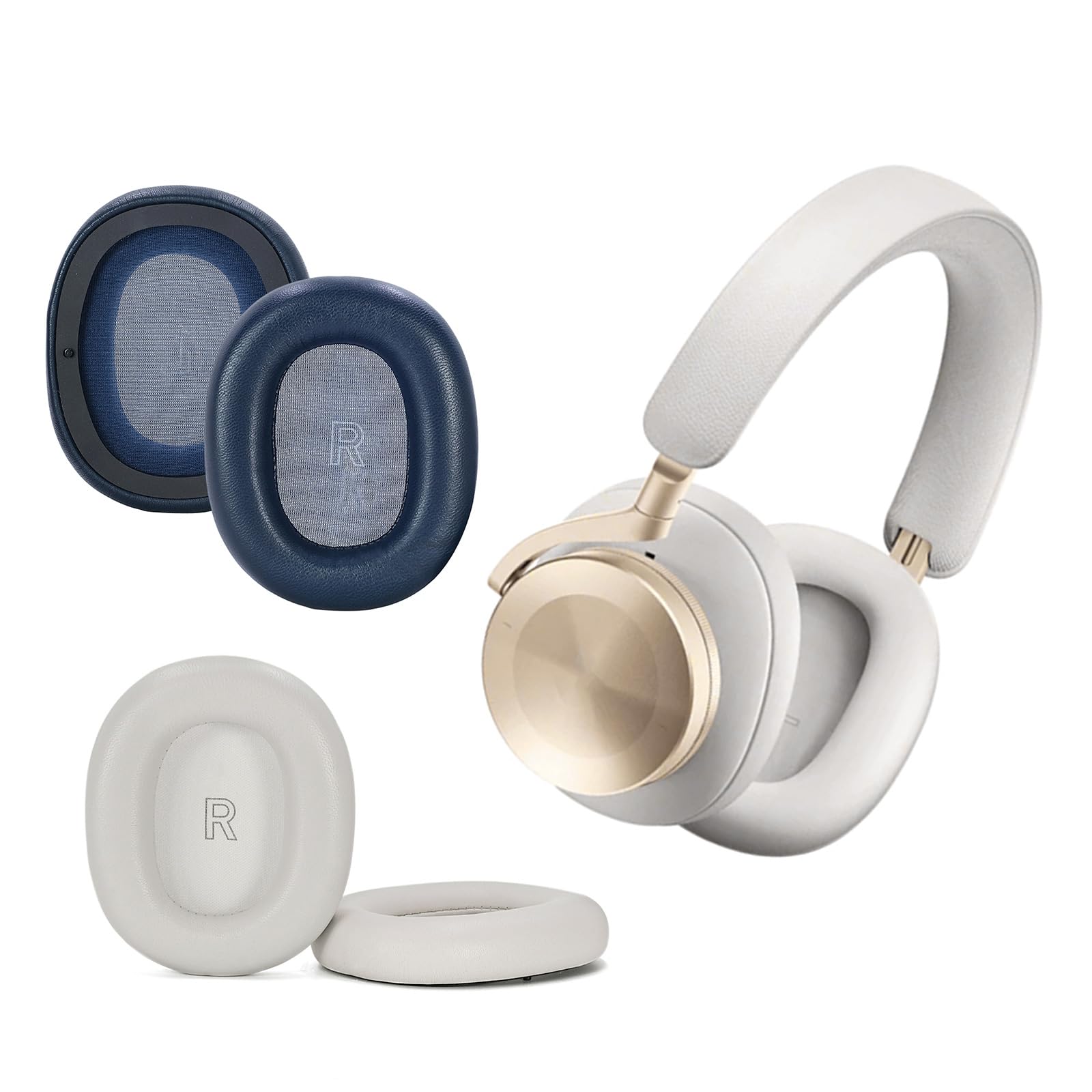 Cuscinetti auricolari in pelle con isolamento acustico progettati per auricolari per auricolari che assicurano la vestibilità e l'acustica dello studio auricolare in pelle di pecora
