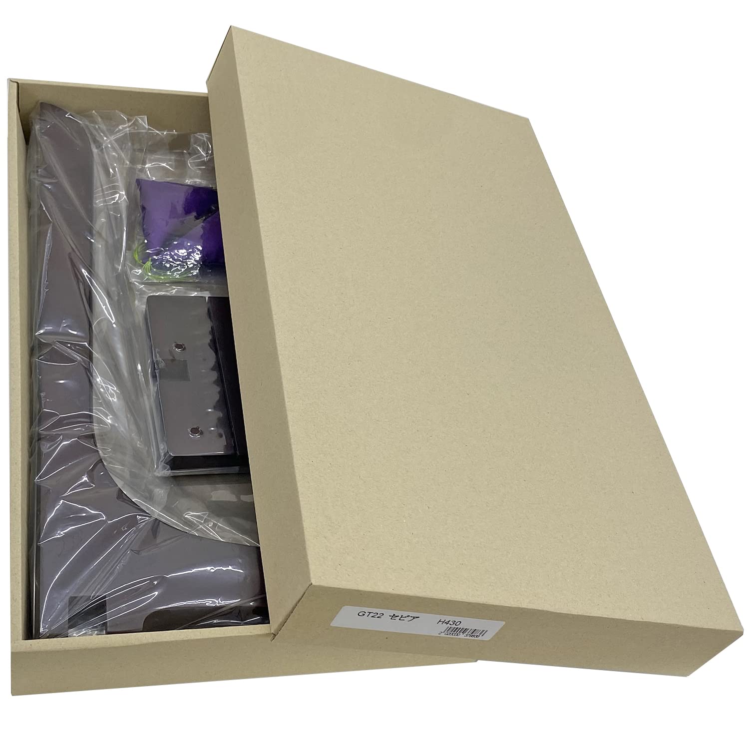 Amazon.co.jp: 【額ふとん(紫)付き】GT22セピア 額立て/皿立て 高さ430