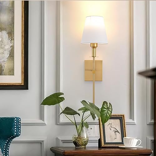 Vista 7 de Juego de 2 apliques de pared que funcionan con pilas, luces de pared inalámbricas recargables con control remoto de 12 colores regulables