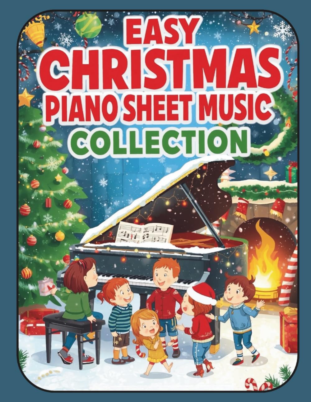 Easy Christmas Piano Sheet Music Collection for Kids | 7 Beginner Holiday Carols