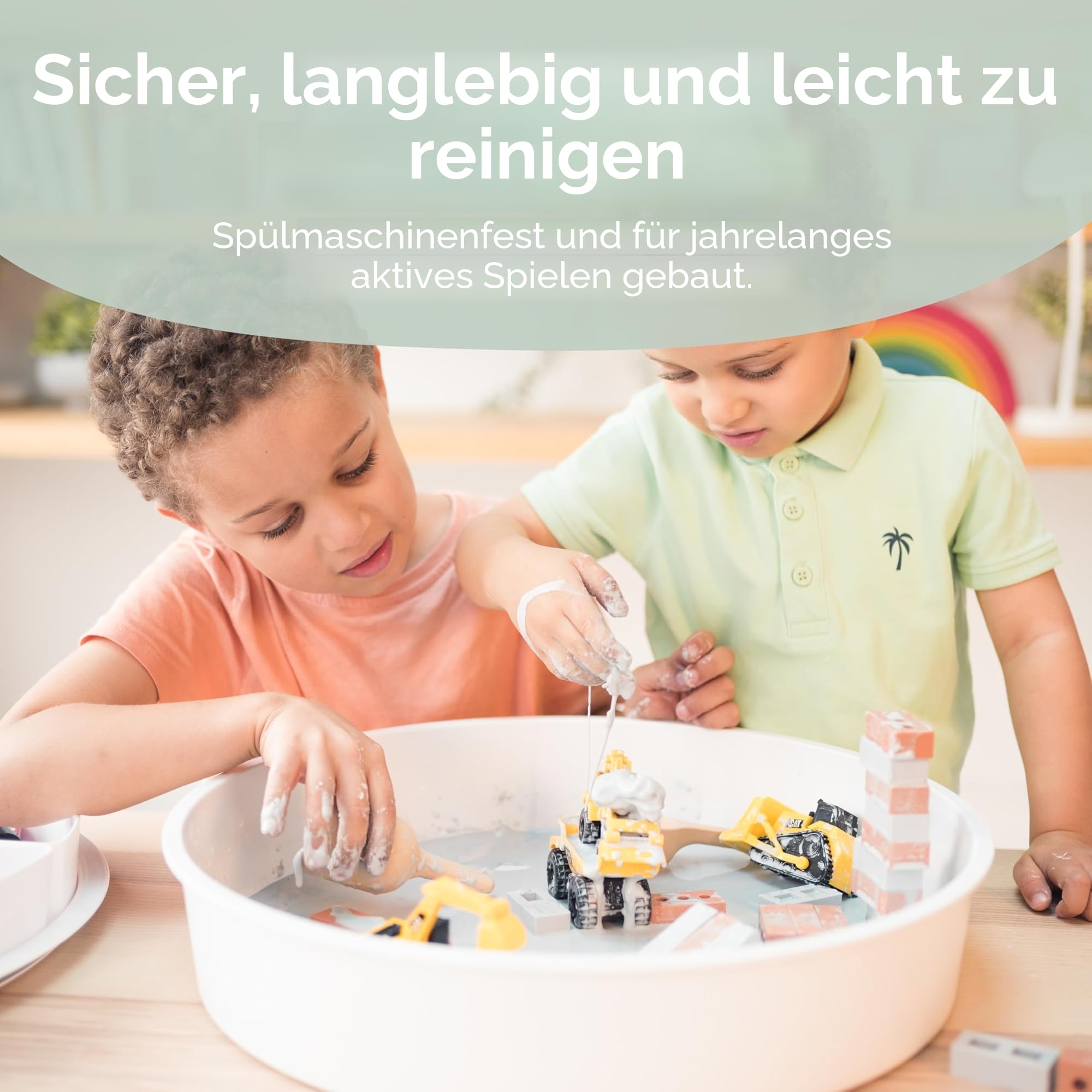 Inspire My Play Explorer-Paket - Sensory Bin mit Deckel und herausnehmbaren Aufbewahrungseinsätzen