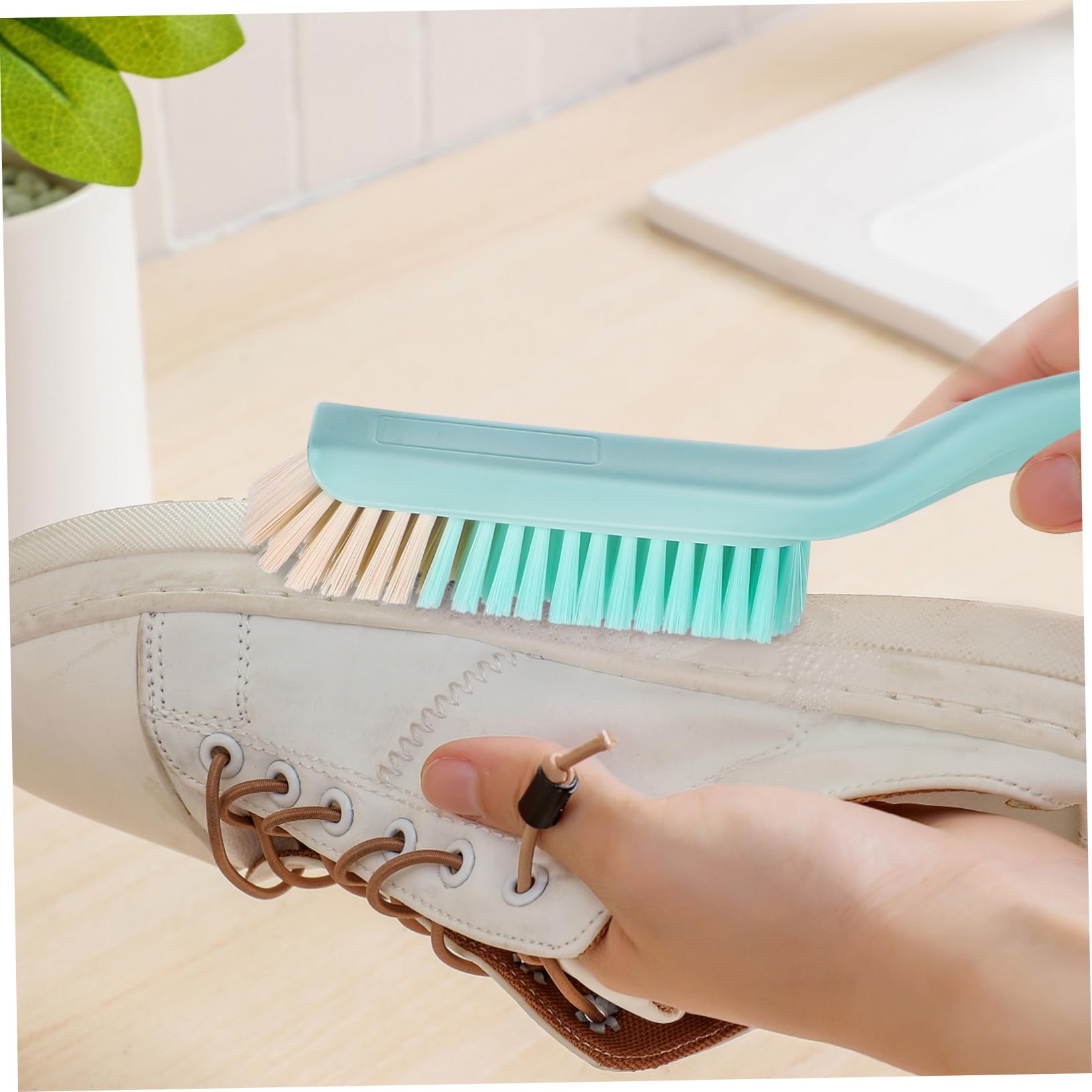 SOIMISS 4 Set Spazzola Per La Pulizia Spazzola Per Scarpe Con Manico Per Bucato Per La Pulizia Della Casa Per Tappeti Per Lavare I Vestiti Per