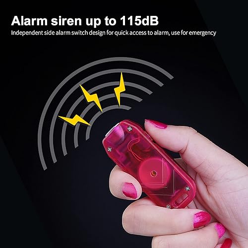Miniatura 4 de MecArmy SGN5 Linterna de alarma de ataque personal recargable por USB  Mini linterna de mano EDC llavero  LED con 560 lúmenes pequeña y potente luz