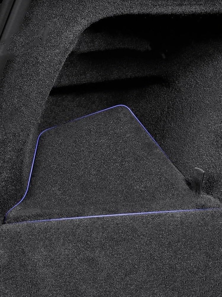 Étagère Arrière pour Tesla pour Modèle Y 2025 pour Juniper Organisateur De Coffre Arrière Boîte De Rangement Latérale Rangement Accessoires De Rangement Housse Colis Cargo(TPE Box TPE Lid)