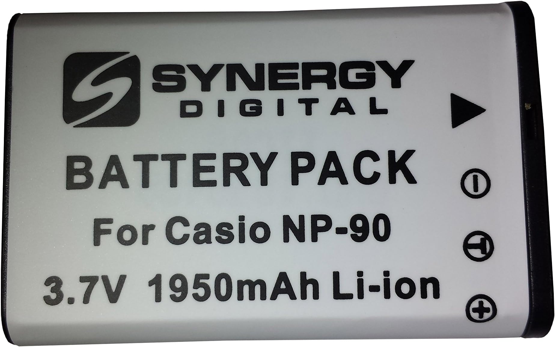 Casio Exilim EX-H15 Digital Camera Battery Replacement battery for the Casio NP90, Lithium-Ion (Li-ion) 3.7V (1950mAh) - This Synergy Digital battery is fully compatible with the original Casio NP90 Battery.