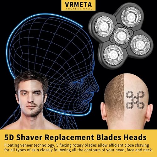 Miniatura 4 de Electric Shaver Replacement Heads Stainless Steel Replacement Blades Sharp Shaver Blades For Freedom Grooming Electric Head Hair Shaver