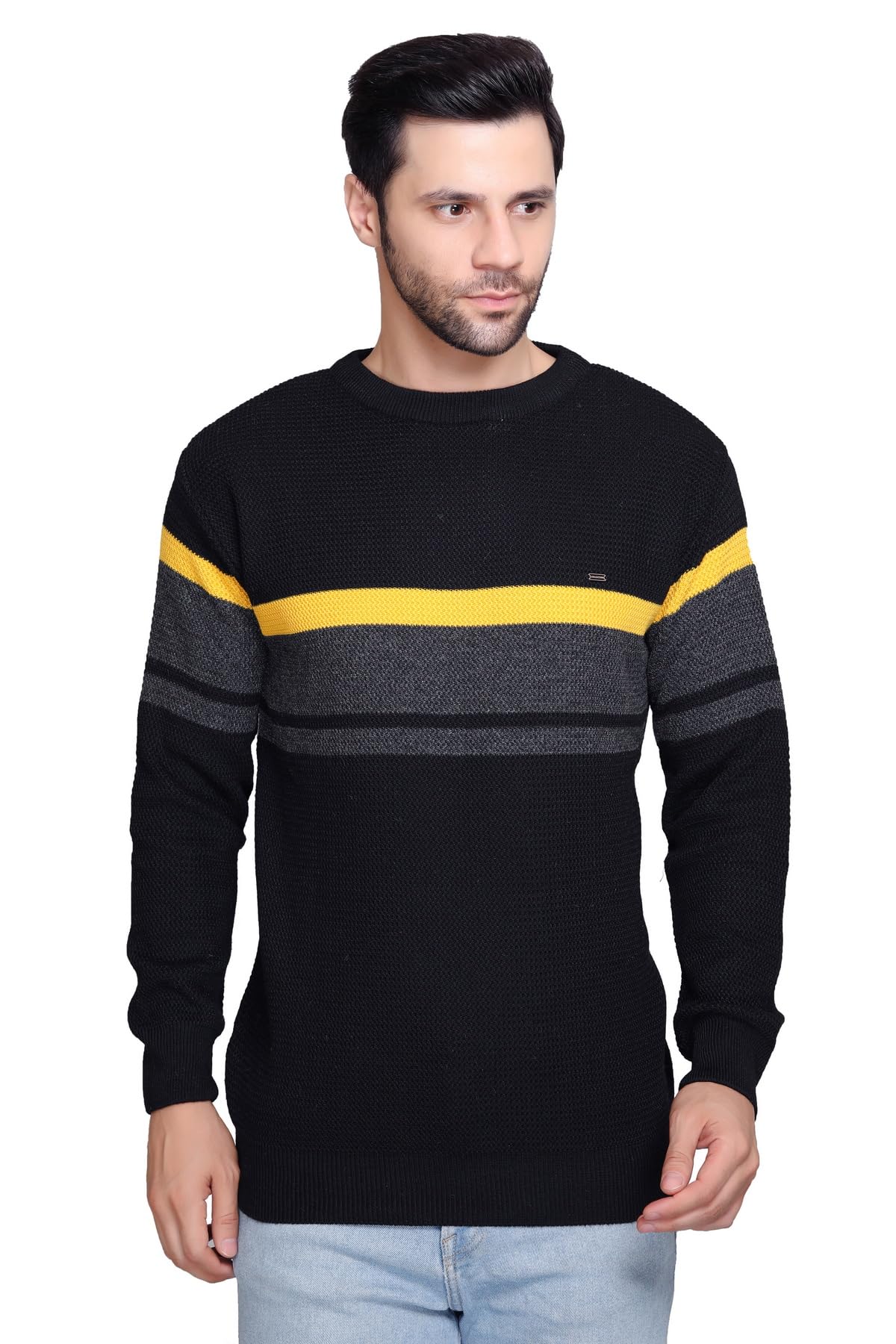 ewools Men Round Neck Sweater Cardigans Full Sleeves for Winter Wear-picture-12