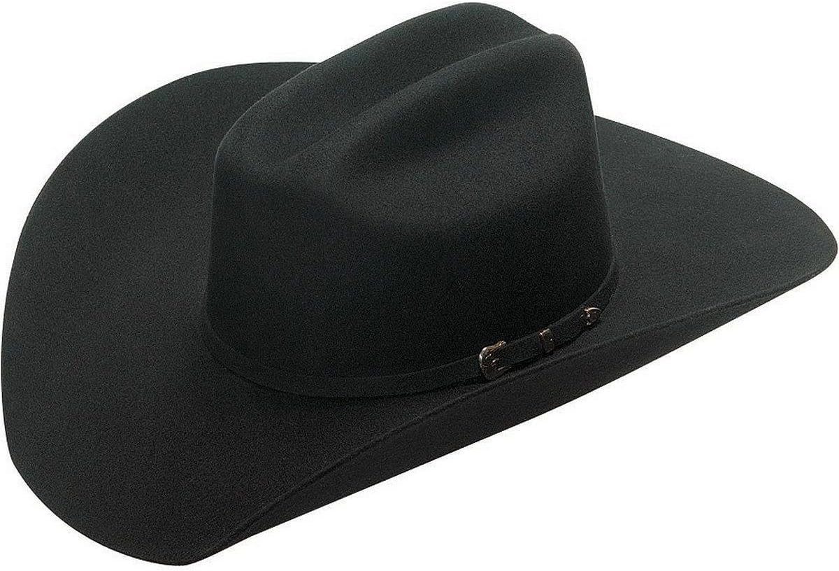 Twister Men's Santa Fe 2X Select Wool Cowboy Hat Black 7 3/4