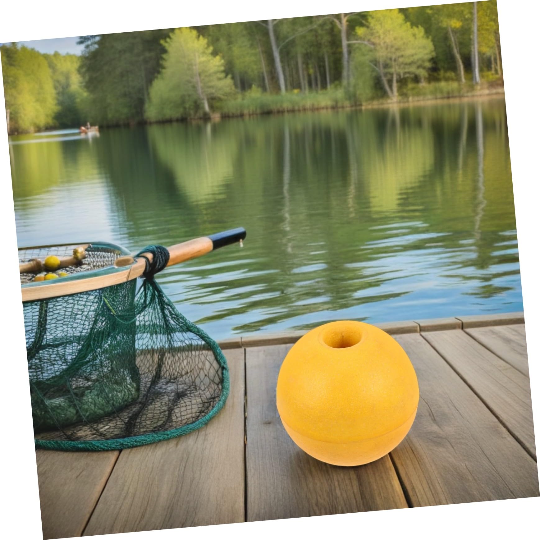 Kisangel 4pezzi Galleggianti Marcatori d Acqua per Pesca Kayak Piscina Accessori per Sport Acquatici all Aperto