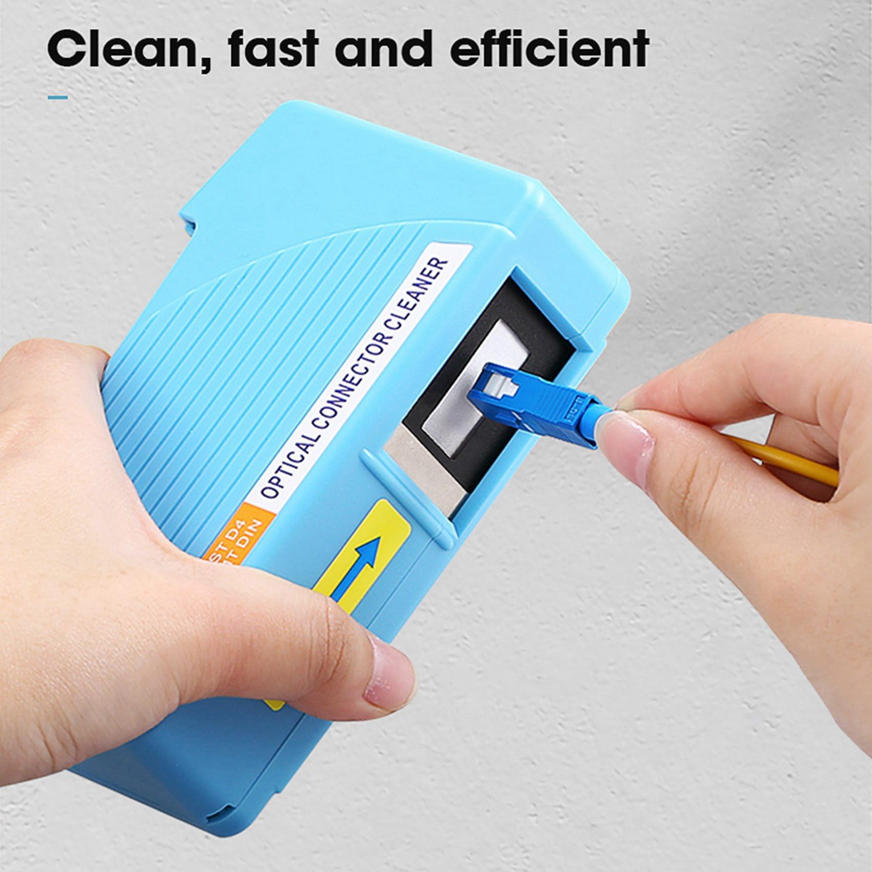 10X -550 Optisch Glasfaser Anschluss Reiniger Glasfaser Anschluss Reinigung Kassette Kassetten Reiniger Optik Glasfaser Reinigung Box