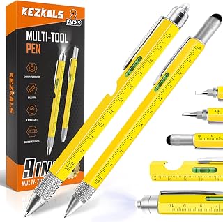 Gifts for Men, Stocking Stuffers for Men, Multitool Pen 9 in 1, Christmas Gifts for Dad, Him, Boyfriend, Grandpa, Cool Stuff Tools for Men, Gifts for Men Who Have Everything, Cool Gadgets for Men