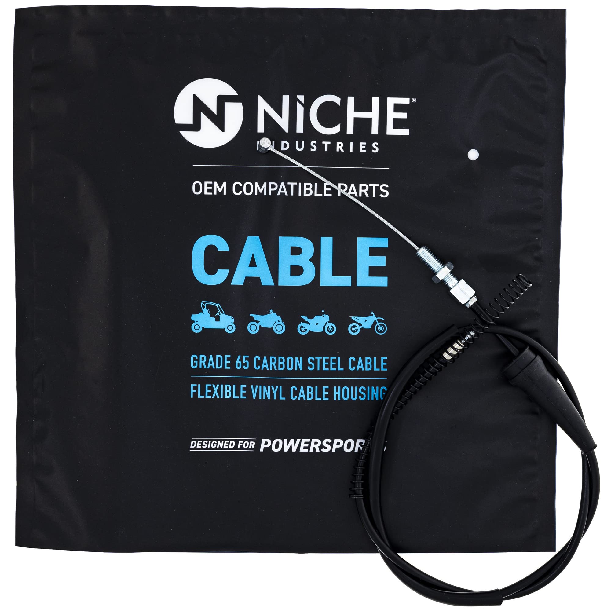 Amazon.com: NICHE Pull Throttle Cable For Kawasaki KX60 KX80 54012