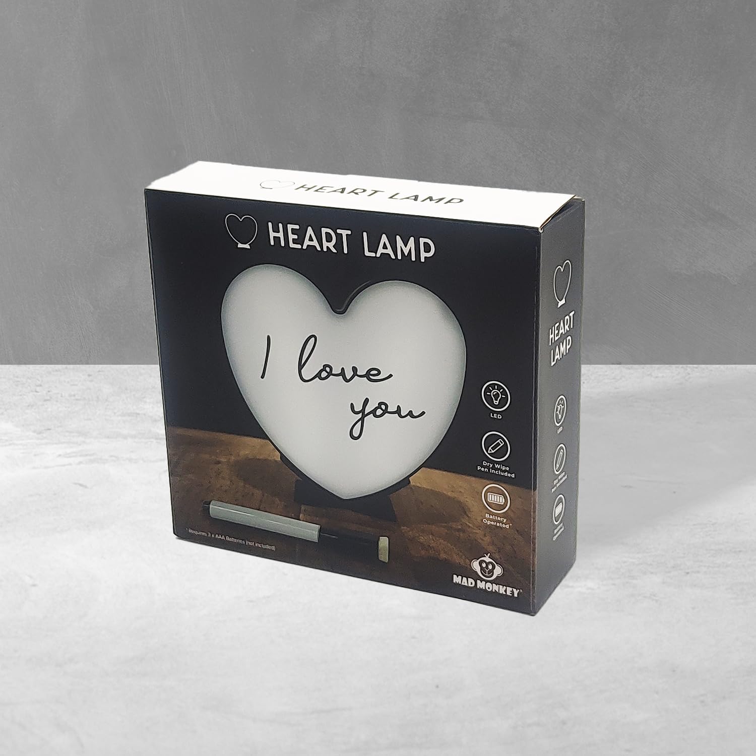 Mad Monkey Heart Lamp - The Lamp That Makes Your Love Shine