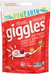 YumEarth Organic Giggles Morceaux à croquer - Pas de couleurs artificielles, Allergie amicale, sans gluten, non OGM, végétalien, 142g
