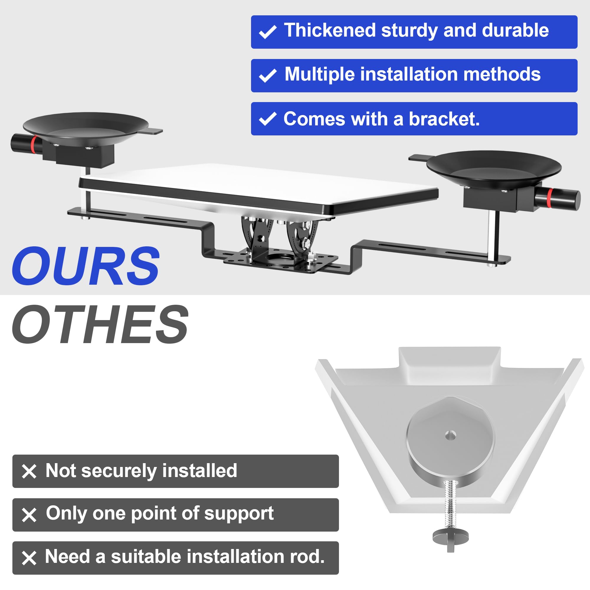 Starlink Mini Car Mount, Tilt Angle Adjustable Starlink Sunroof Suction Cup Mount, Starlink Automotive Glass Sunroofs Mounting Kit, in Car Installation, Compatible with Starlink Mini V4 Dish