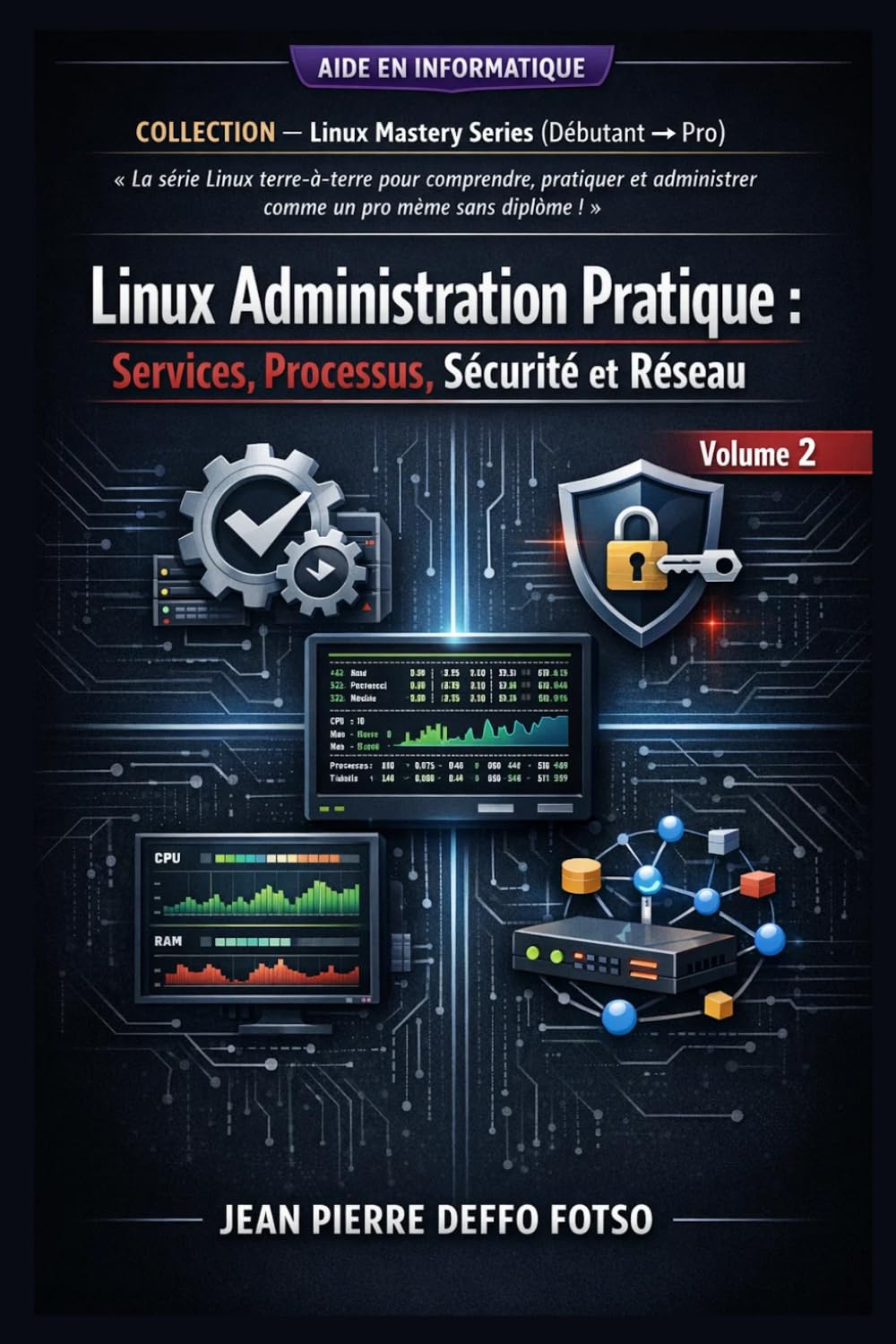 Linux Administration Pratique : Services, Processus, Sécurité et Réseau: COLLECTION Linux Mastery Series (Débutant → Pro) Volume 2 (Linux Mastery ... pratiquer et administrer comme un pro)