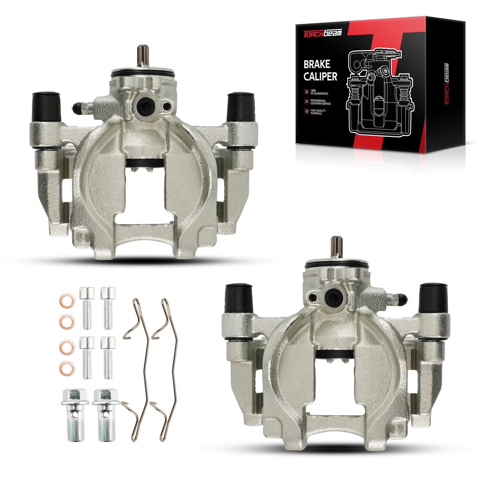 Torchbeam Rear Brake Calipers Set for Ford Fusion 2013-2020