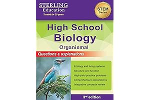 High School Biology: Questions & Explanations for Organismal Biology