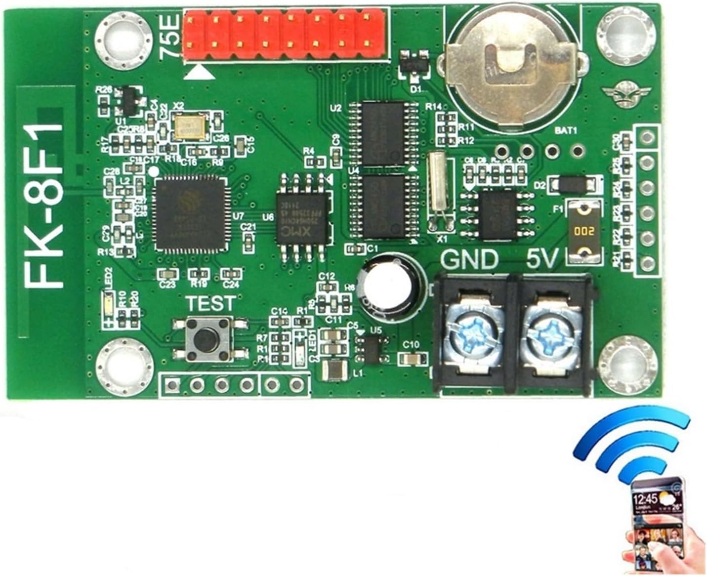 Carte De Contrôle FK-8F1A D'USB + Wifi LED De Document