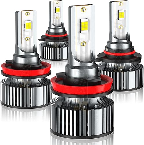 XWQHJW Compatible con bombillas LED para faros delanteros Jeep Grand Cherokee 2011 2012 2013 2014 2015 2016, 9005 H11 de haz alto y bajo combo para disponible en Yaxa Colombia