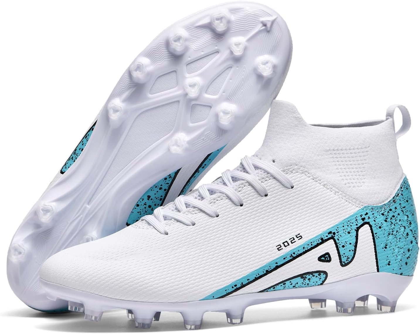 Crampon Foot Homme Chaussures de Football Homme Professionnel Antidérapant Athlétisme Entrainement Football de Crampon Sport