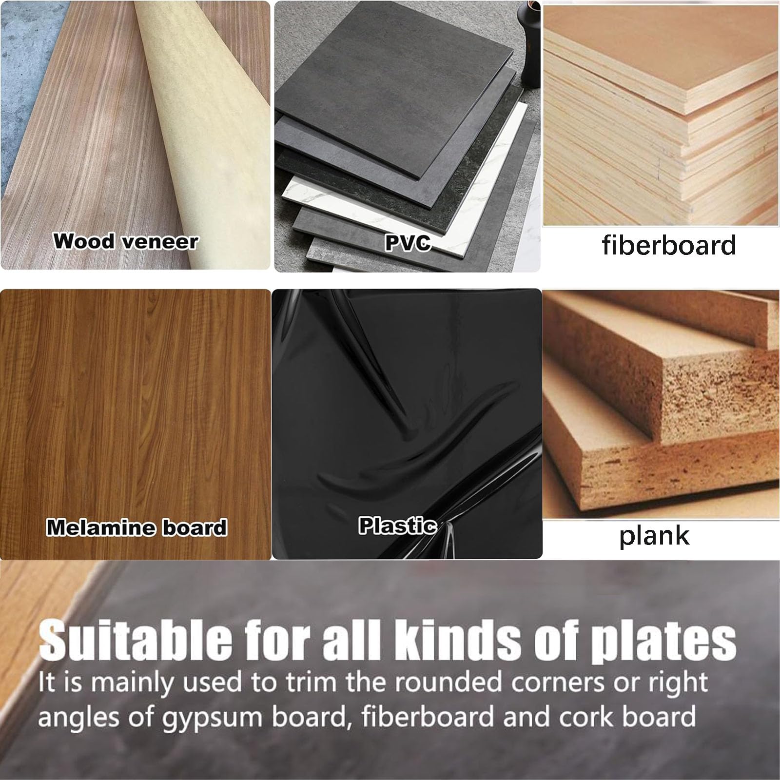 Furnierkantenschneider mit 1 Ersatzklinge, Kantenschneider Umleimer Holzbearbeitung Werkzeuge Handhobel, Edge Banding Trimmer,Holzgrate Holzkante Bänder Trimmer Einhandhobel für PVC ABS