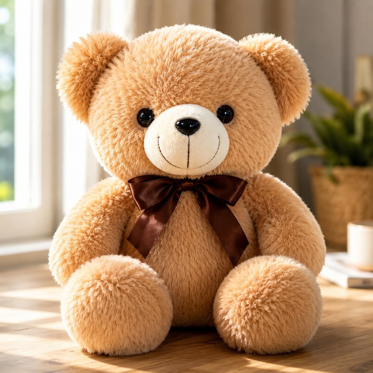 Soft Teddy Bear 28 cm Brown Plush Toy for Kids, Girls & Boys | Cute Hugging Teddy Bear for Birthday Gift, Valentine Gift, Home Decor-image-27