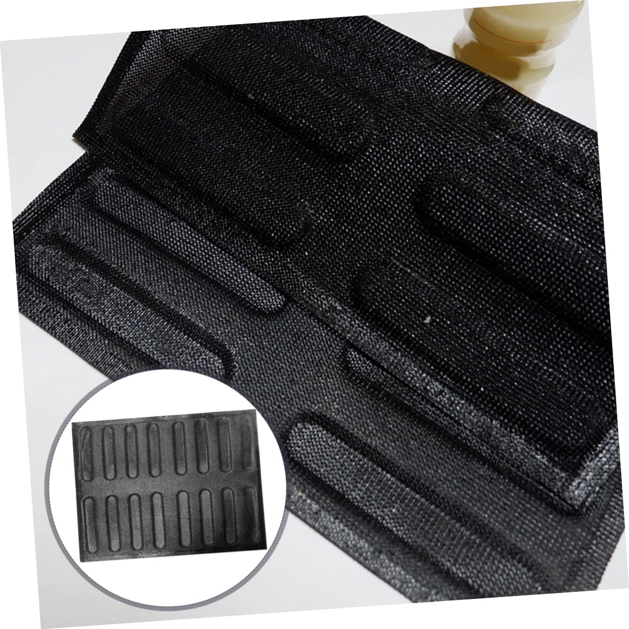 TOPBATHY 4 Piezas Molde De Pan Francés Multifunción Molde Para Brownie Con Separadores Molde Para Hornear Pan Francés Moldes Para Pan Frances Bandeja Para Hornear Pan Gel De Sílice Black