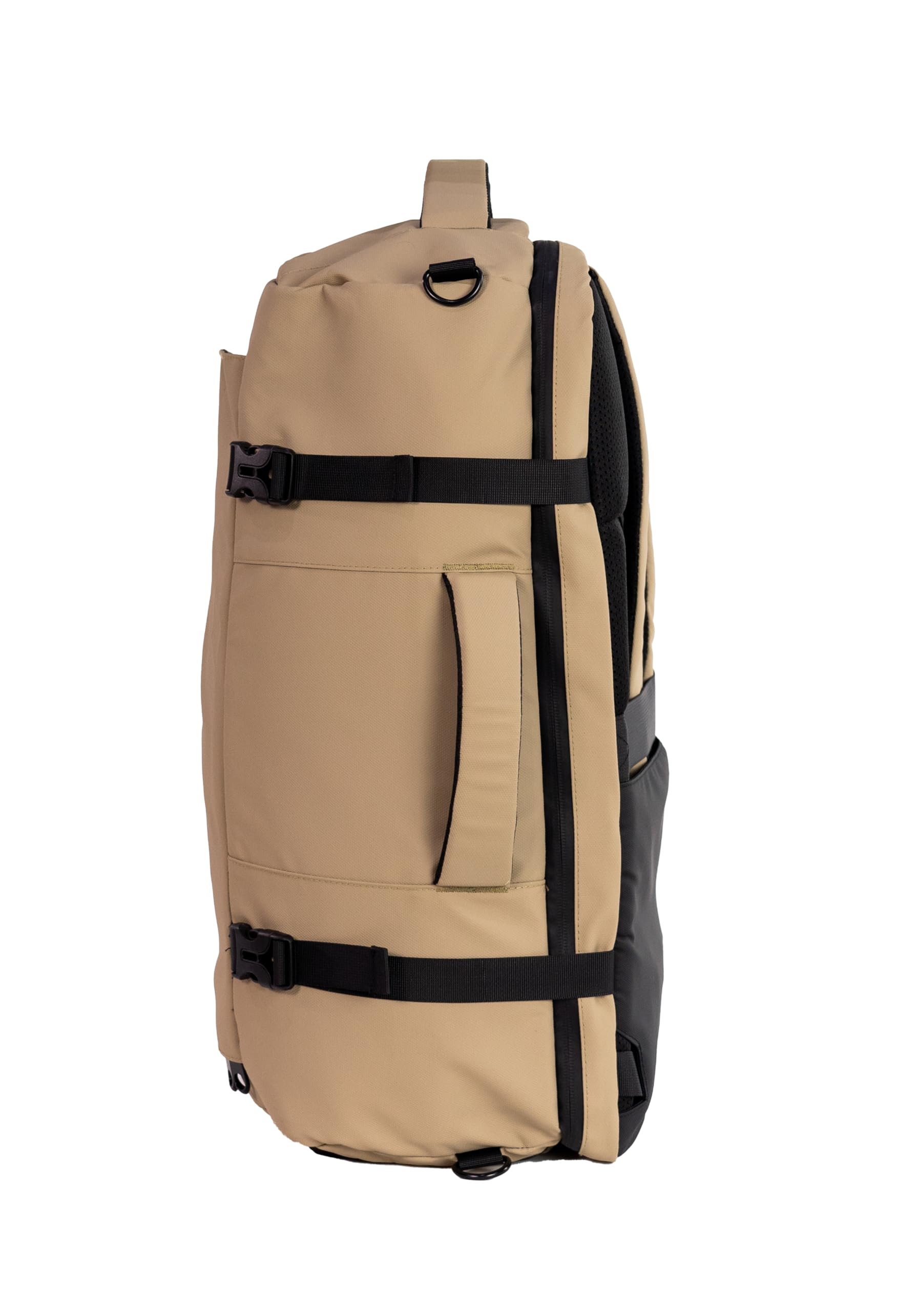 Mochila Cabina Avión 40L - 52x32.5x22 cm - Mochila Viaje Impermeable, Equipaje de Mano con Compartimento para Portátil, 100% Material Reciclado - Mochila de Cabina Ligera y Resistente