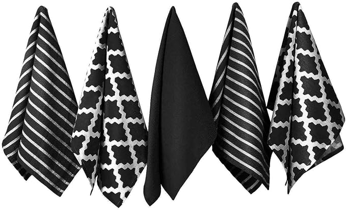 Penguin Home Premium 100% Pure Cotton Tea Towel Set of 5 65 x 45 cm