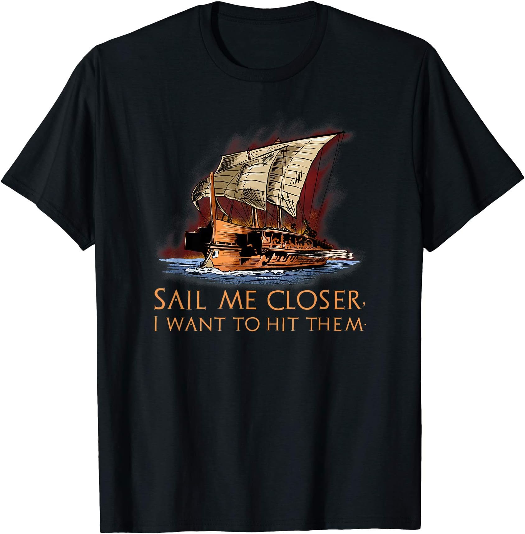 Ancient Greek Trireme - Mediterranean Maritime History T-Shirt