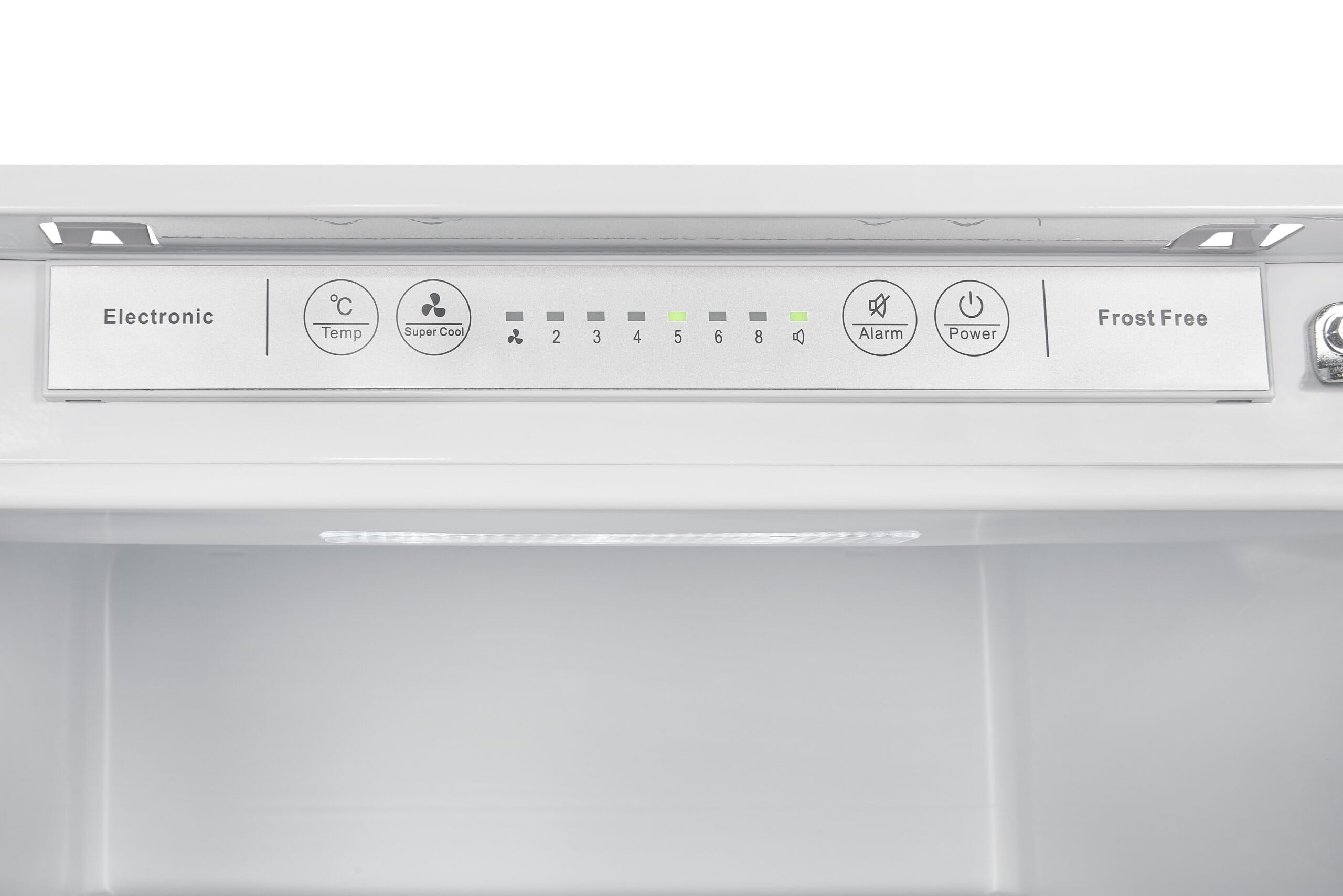 Exquisit® Frigorífico Combi, 246L, Clase E, Color Blanco, Tecnologia No-Frost, Cajón Verdulero, Puerta Reversible, Regulación con Visualización Digital, Consumo 217 kWh/año, Medidas 178,2x54x53 Cm.