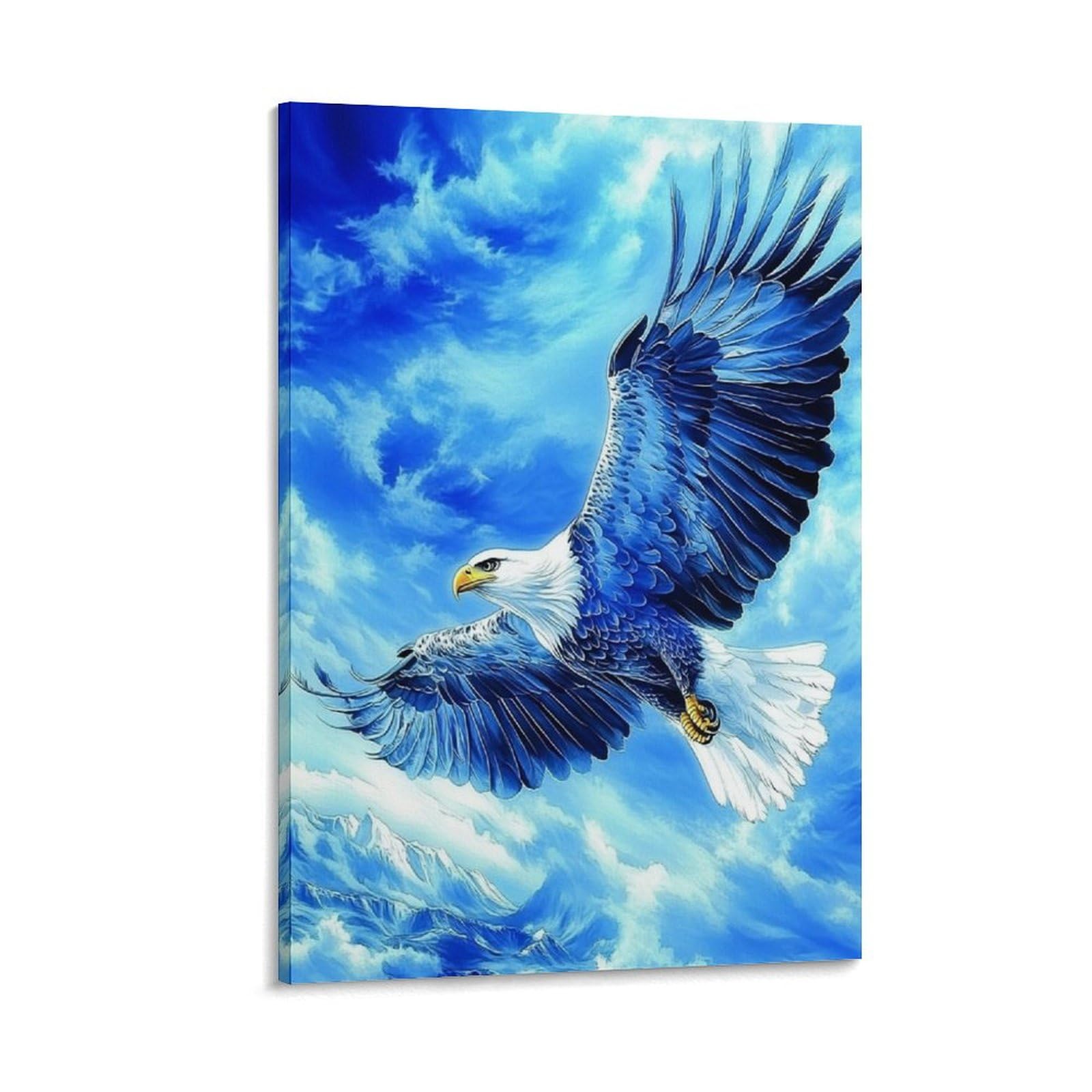 Aigle murale décoration premium impression toile de salon 12x18