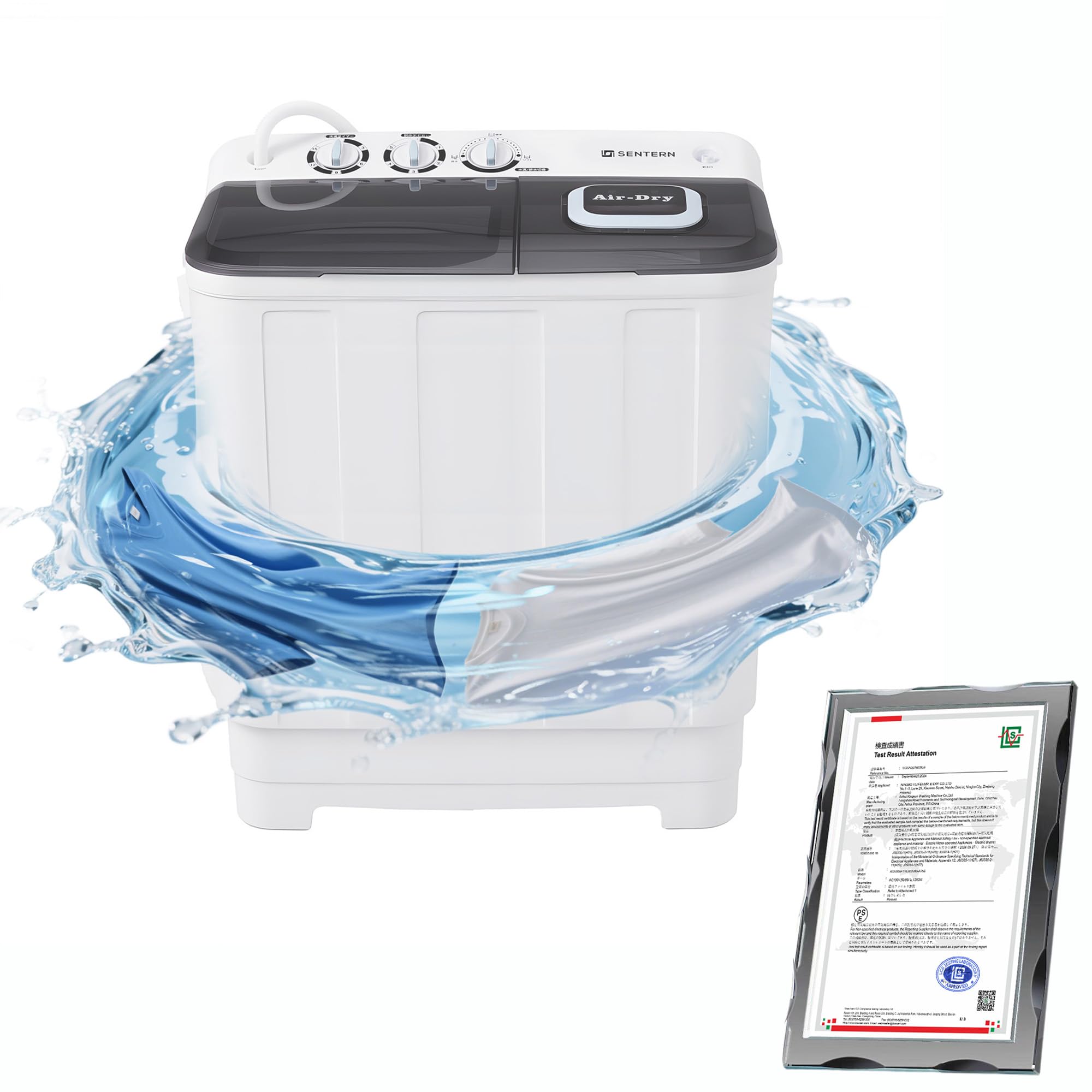 Amazon | 二層式洗濯機 一人暮らし 洗濯7kg/脱水4.5kg【2025新型高速