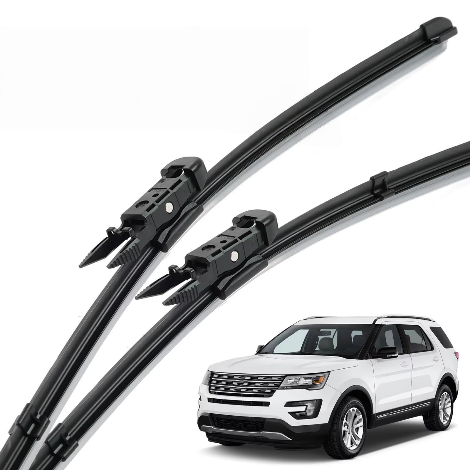 PAPEP Windscreen Wiper Blades for Ford Explorer 5 U502 2011-2019 26"+22", Front Replacement Wipers OEM Quality Water Repellent Rubber Automotive Windshield