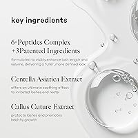 Vista 4 de Essential Lash Benefits-Sérum para el crecimiento de pestañas, fórmula avanzada para mejorar las pestañas más largas, más completas y gruesas, 0.24