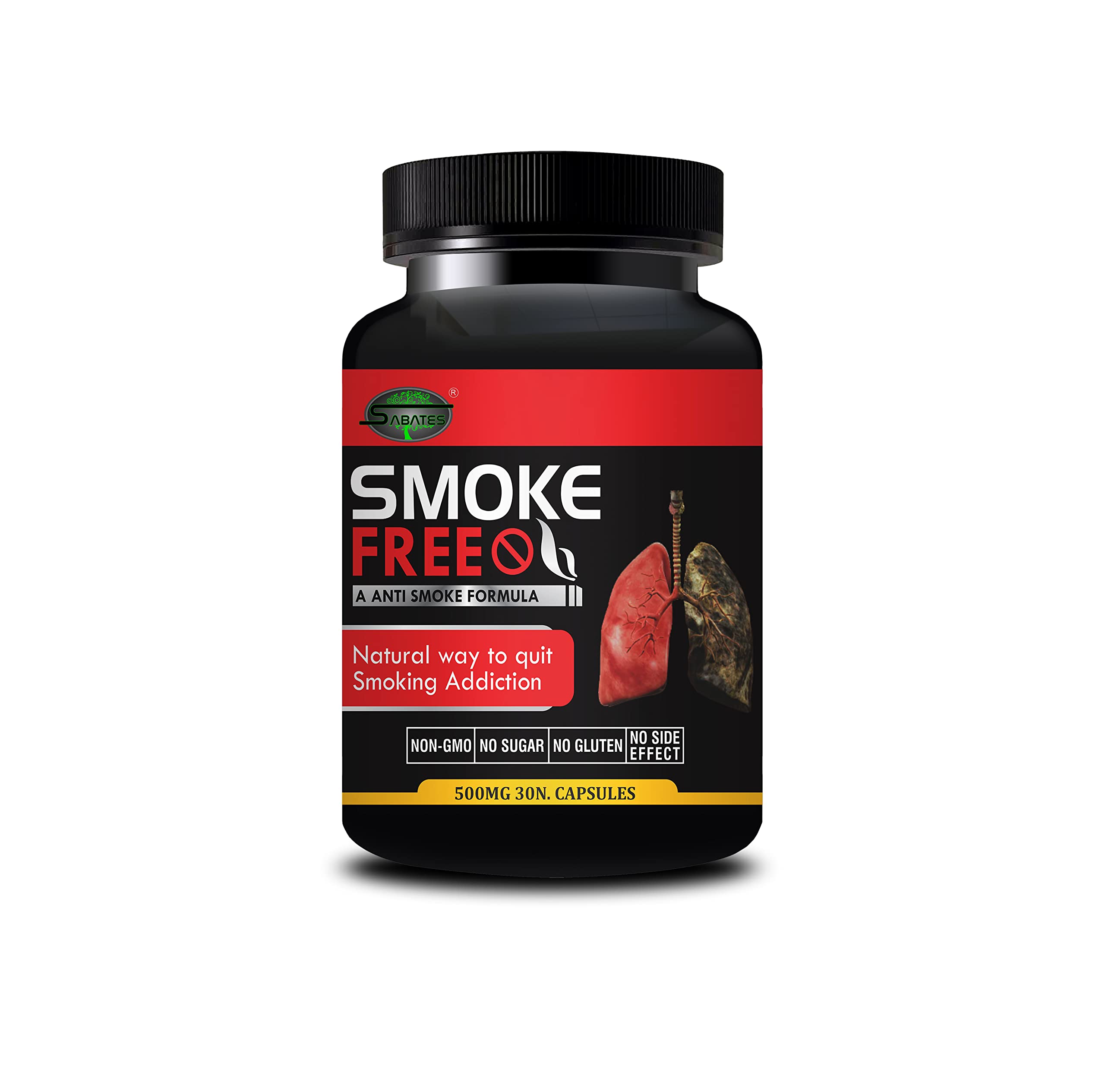 Smoke Free Capsules Support To Quit Smoking And Alcohol .Zero side effects(Pk of 1-30 Capsule)-image-47
