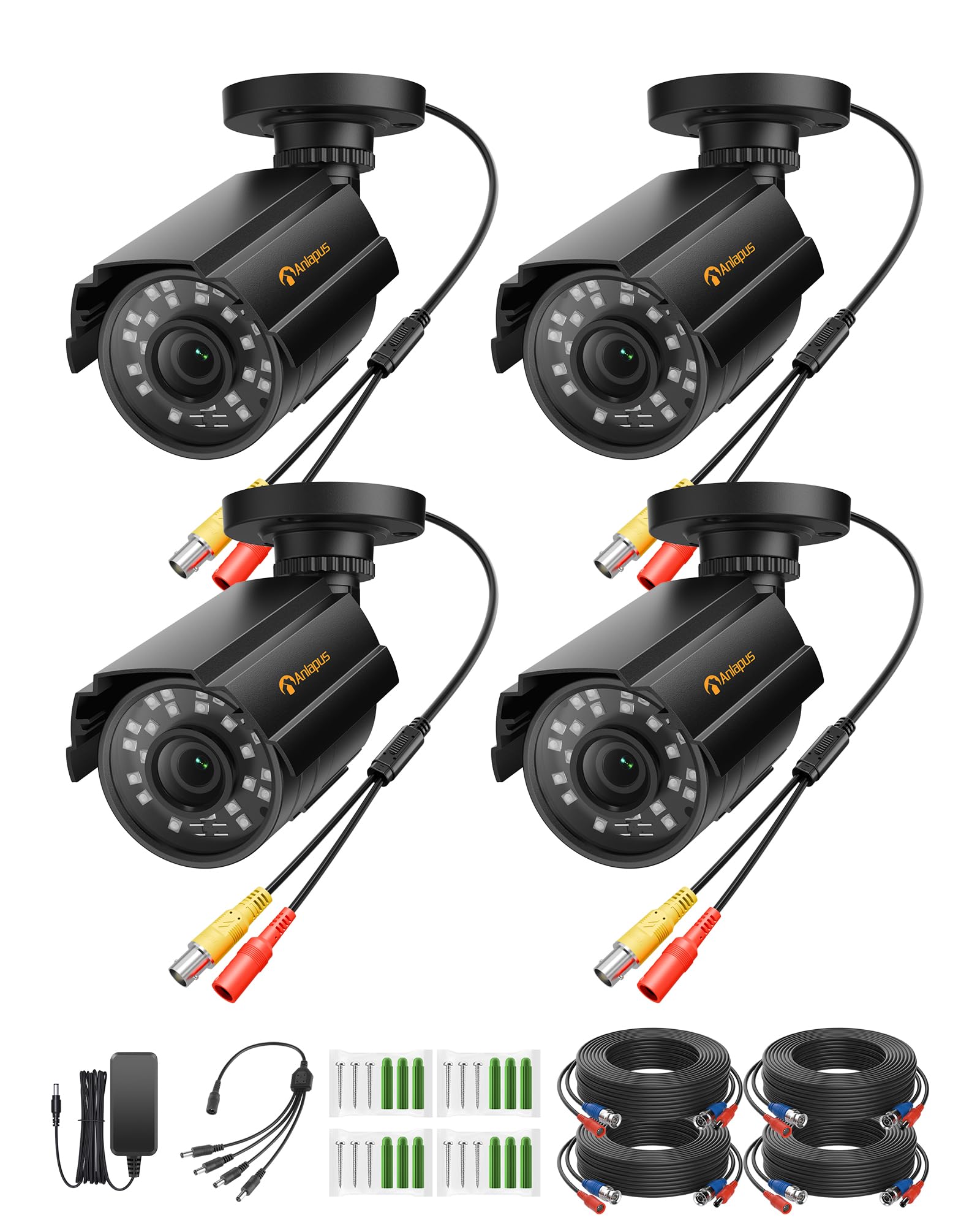 Anlapus 4-Pack 1080P Security Cameras