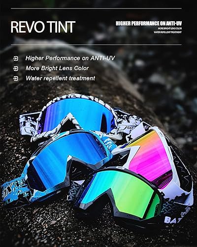 Miniatura 5 de BATFOX Gafas para Bicicleta de Tierra ATV Gafas de Motocicleta Equipo de Conducción Motocross Bicicleta de Tierra 4 Ruedas Accesorios MX DH Gafas