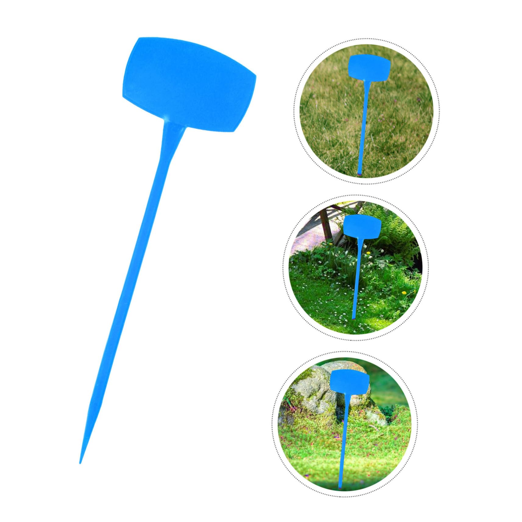 20 Stück Teiliges Wasserdichtes Gartenpflanzen-etiketten- T-typ Kunststoff-stecketiketten für Gemüse Blumen Obstbeete Einsetzbare Pflanzenschilder für Garten und Gewächshaus