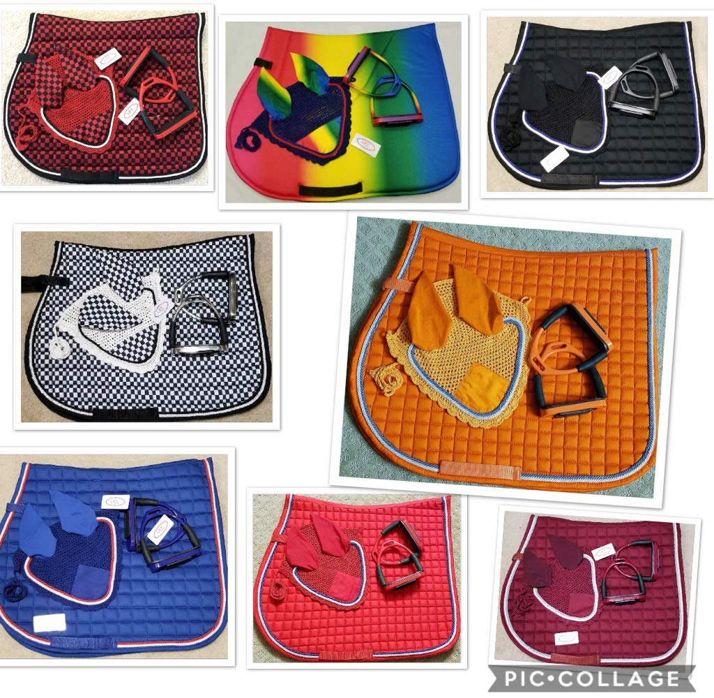 Buy Lift Sports Horse English Saddle Pad Set 8 Colors with Matching