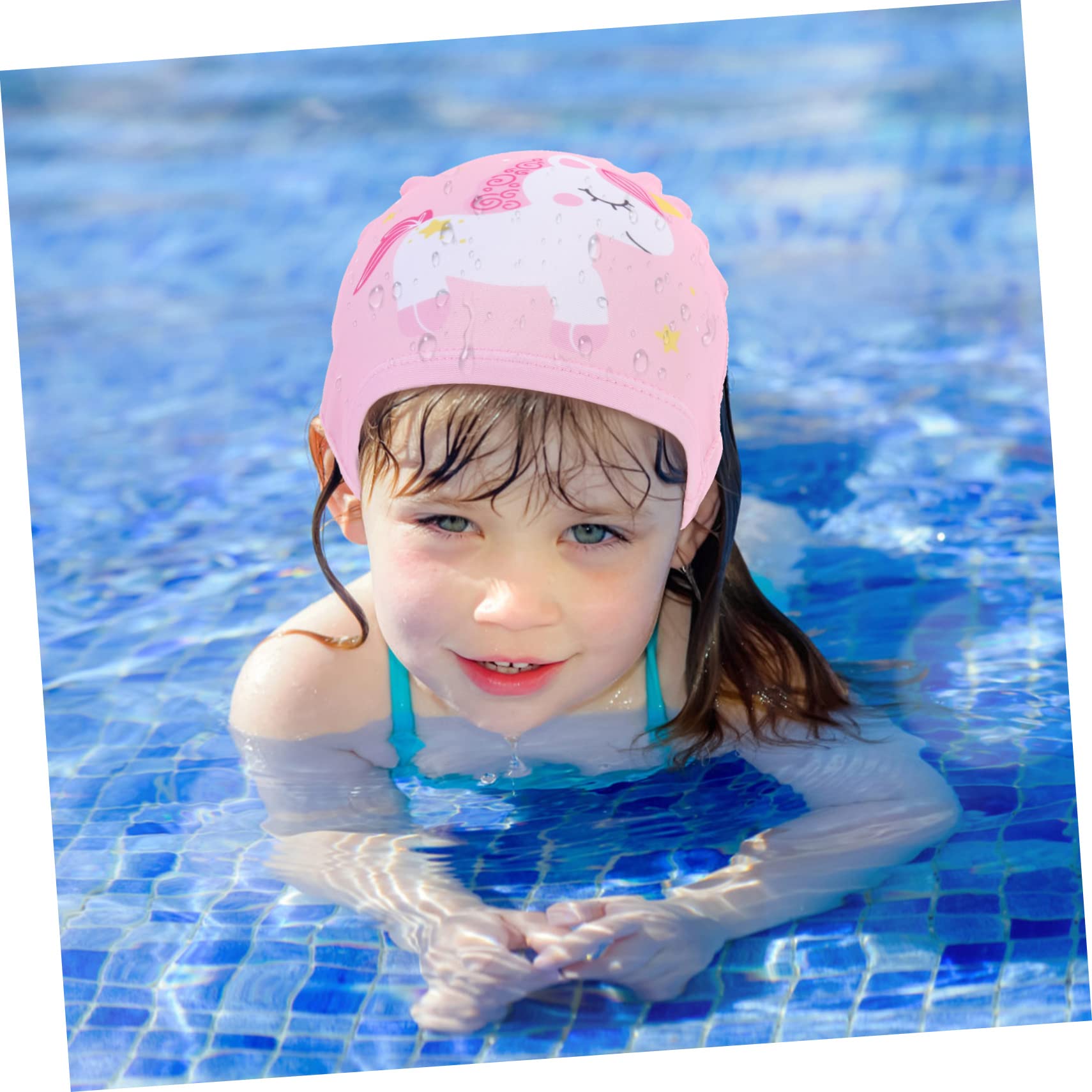 Toddmomy 4 Set Cuffie Per Cartoni Animati Poliestere Leggeri E Adatti Per Piscina E Protezione Per Facili Indossare E Togliere 3 Pezzi * 4
