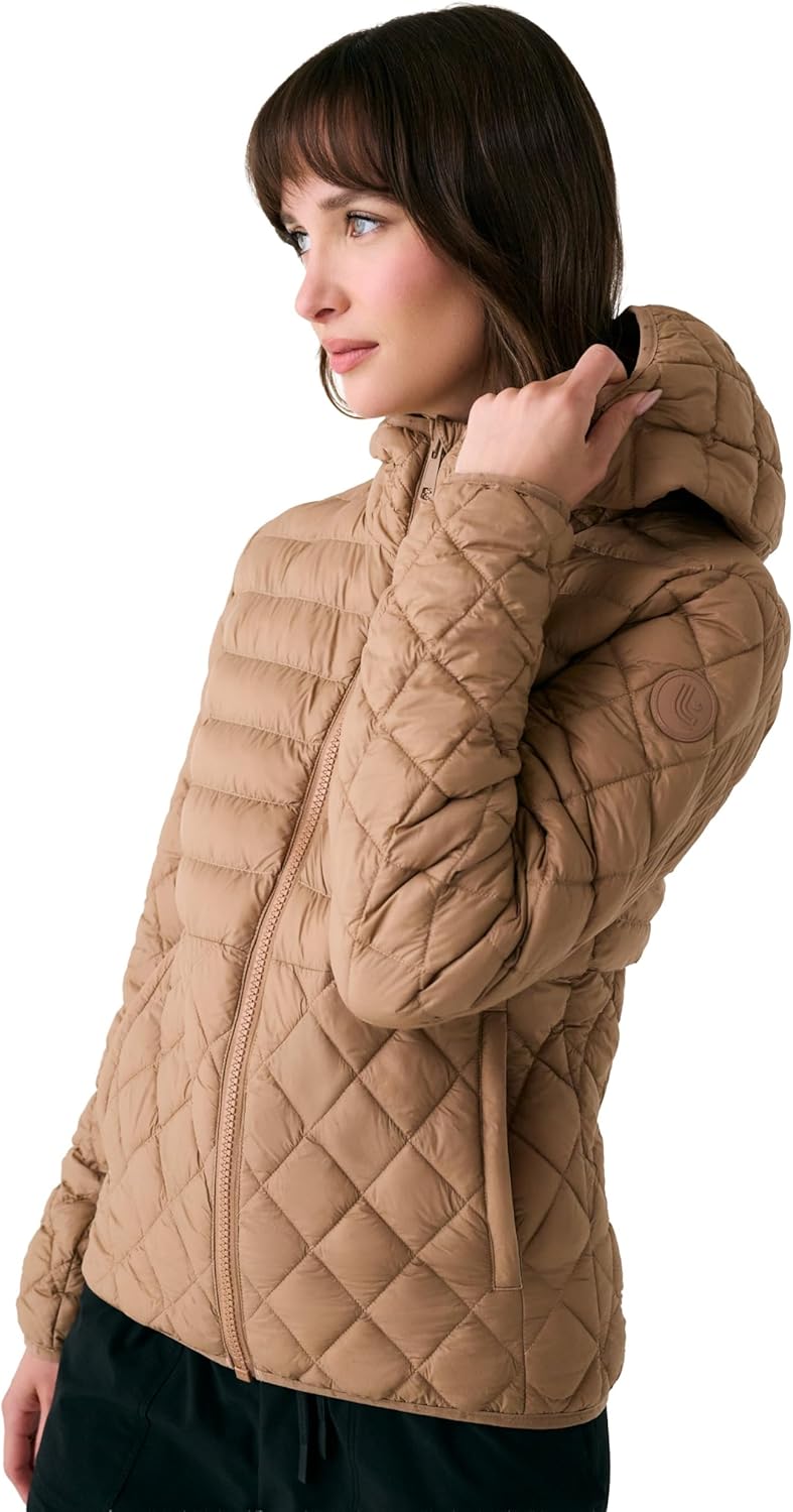 LOLË The Base Insulated Womens Insulated Jacket | Windproof & Water Repellant | Relaxed Fit | Packable Winter Jacket - Image 2